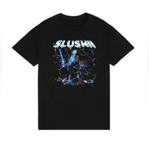 Slushii T-Shirt EDM Distressed Wing Black